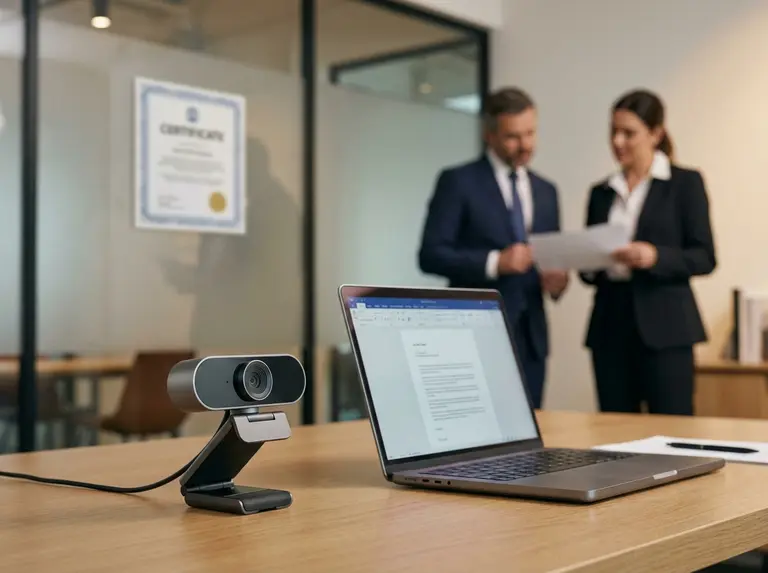 Сертификат на веб-камеры